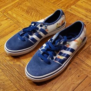 Adidas cute shoes with floral design size 6.5